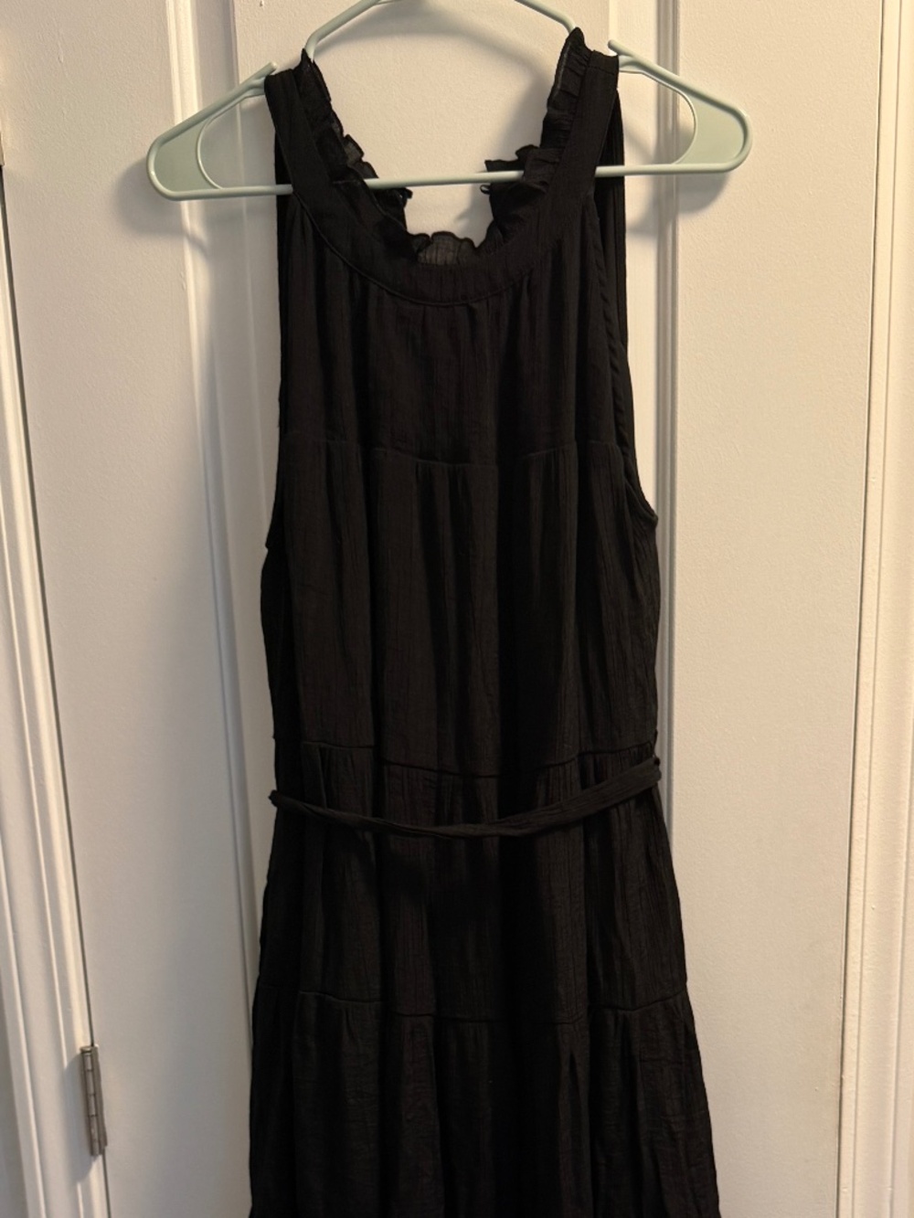Torrid Black Maxi Dress, Size 1/1X, NEW NWT